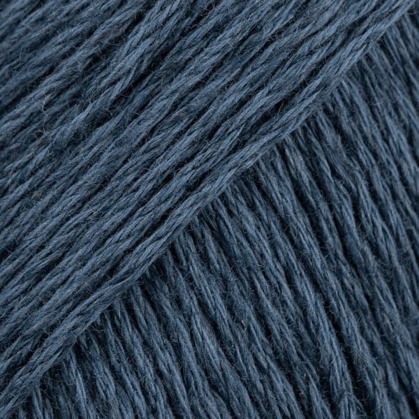 BOMULL - LIN UNI COLOUR 21 dark blue | Knitting yarn shop / dzijas veikals
