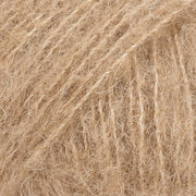 BRUSHED ALPACA SILK UNI COLOUR 36 almond | Knitting yarn shop / dzijas veikals