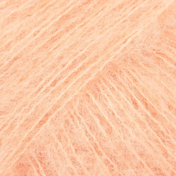 BRUSHED ALPACA SILK UNI COLOUR 37 sweet apricot | Knitting yarn shop / dzijas veikals