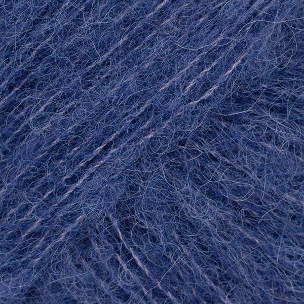 BRUSHED ALPACA SILK UNI COLOUR 39 navy blue | Knitting yarn shop / dzijas veikals