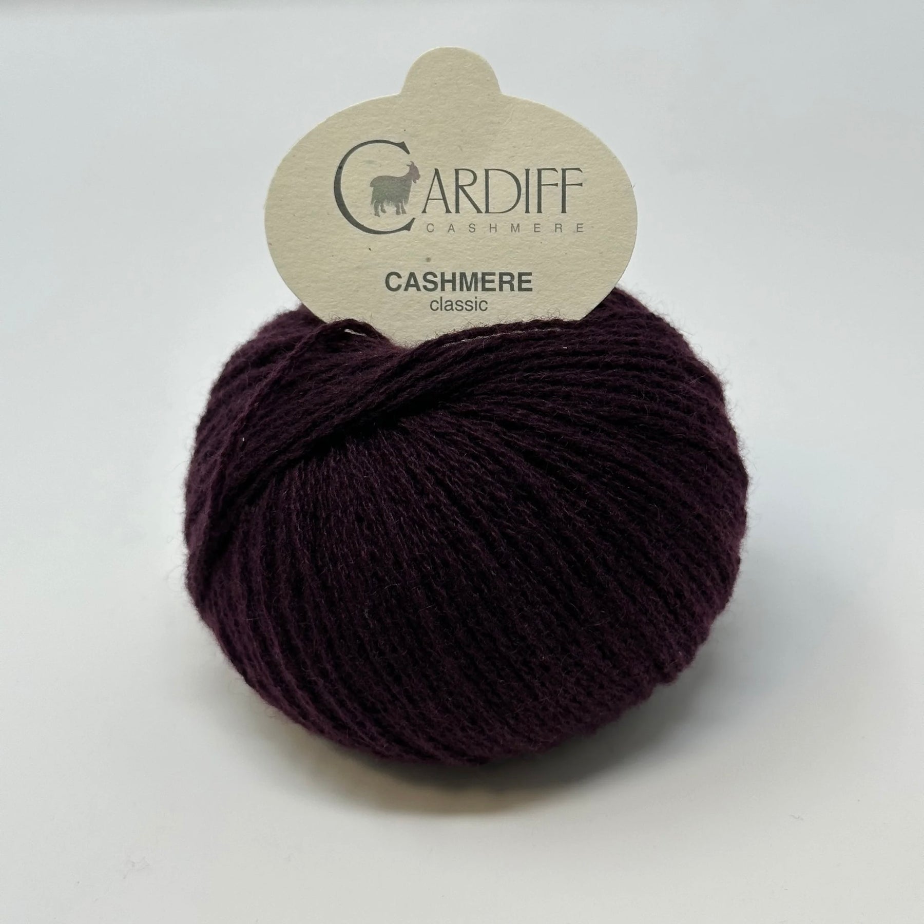 Cardiff Cashmere Classic 6/28 741 Shiraz | Knitting yarn shop / dzijas veikals