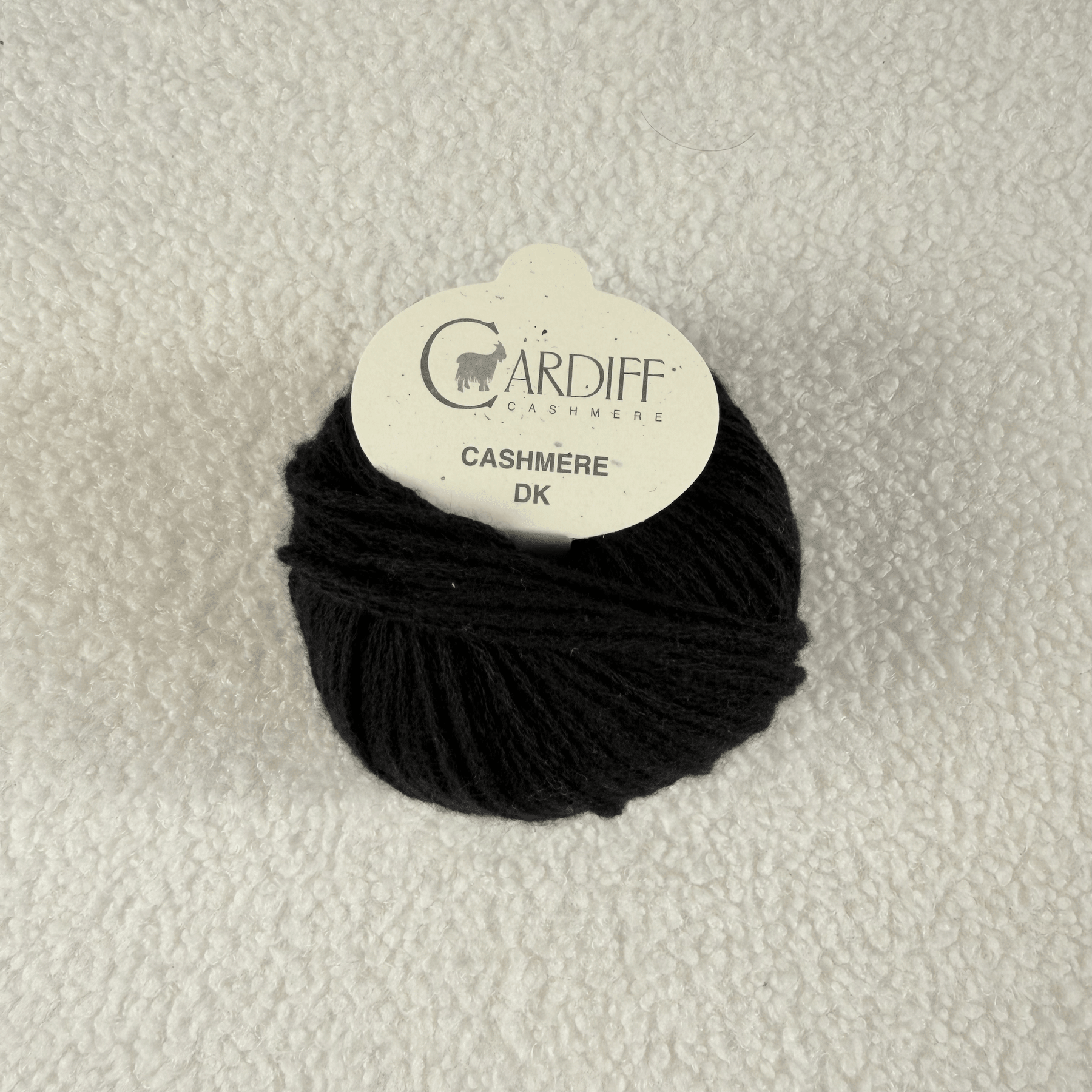Cardiff Cashmere DK 8/28 516 Nero | Knitting yarn shop / dzijas veikals