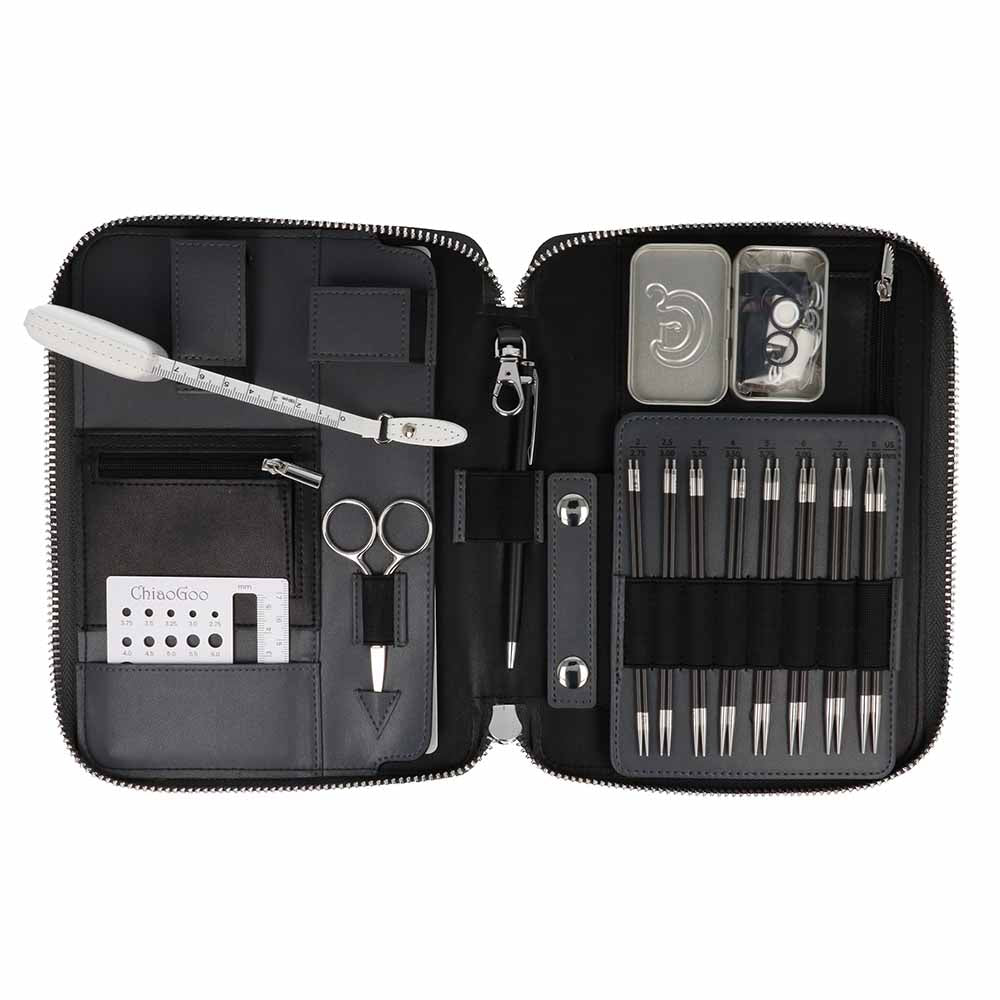 ChiaoGoo Forte 2.0 Int. knitting needle set 13cm 2.75-10mm