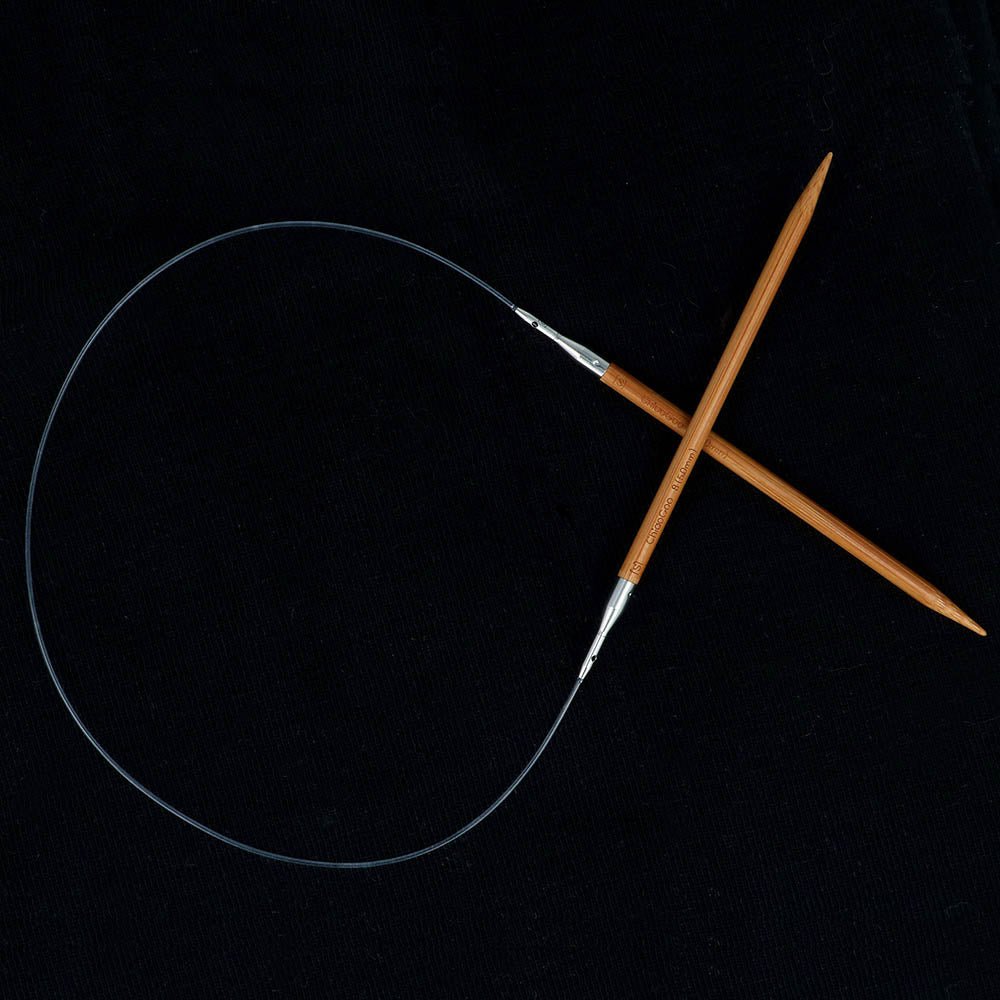 ChiaoGoo Spin bamboo interch. tip set 13cm 2.75 - 10.0mm | Knitting yarn shop / dzijas veikals