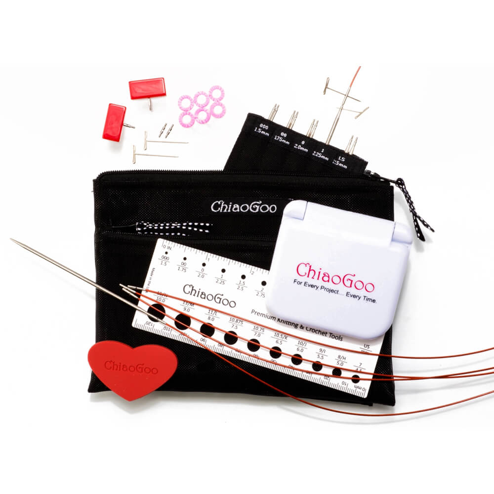 ChiaoGoo TWIST Lace interchangeable circular needle set available in different sizes 10 | Knitting yarn shop / dzijas veikals