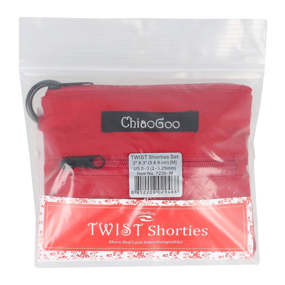 ChiaoGoo TWIST Lace kurzes Kombipaket 5 8cm 2.00- 3.25mm - Letsknit ChiaoGoo TWIST Lace kurzes Kombipaket 5 8cm 2.00- 3.25mm - Letsknit