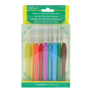 Clover Amour crochet hook set 2.00 - 6.00mm | Knitting yarn shop / dzijas veikals
