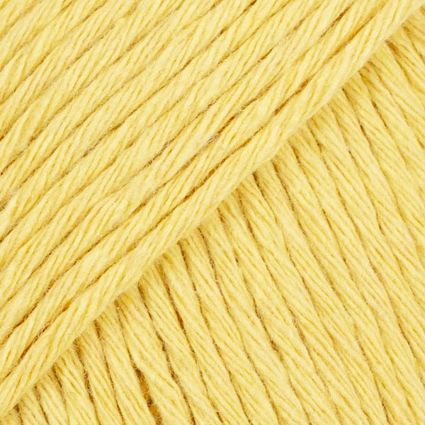 COTTON LIGHT UNI COLOUR 55 lemon | Knitting yarn shop / dzijas veikals