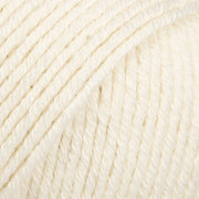 COTTON MERINO UNI COLOUR 01 off white | Knitting yarn shop / dzijas veikals