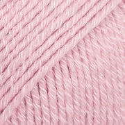 COTTON MERINO UNI COLOUR 05 powder pink | Knitting yarn shop / dzijas veikals