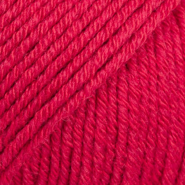 COTTON MERINO UNI COLOUR 06 cherry red | Knitting yarn shop / dzijas veikals