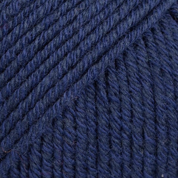 COTTON MERINO UNI COLOUR 08 navy | Knitting yarn shop / dzijas veikals
