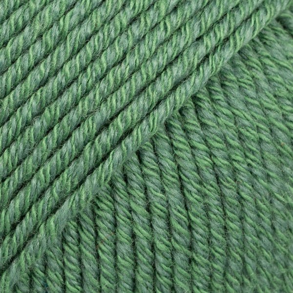 COTTON MERINO UNI COLOUR 11 forest green | Knitting yarn shop / dzijas veikals