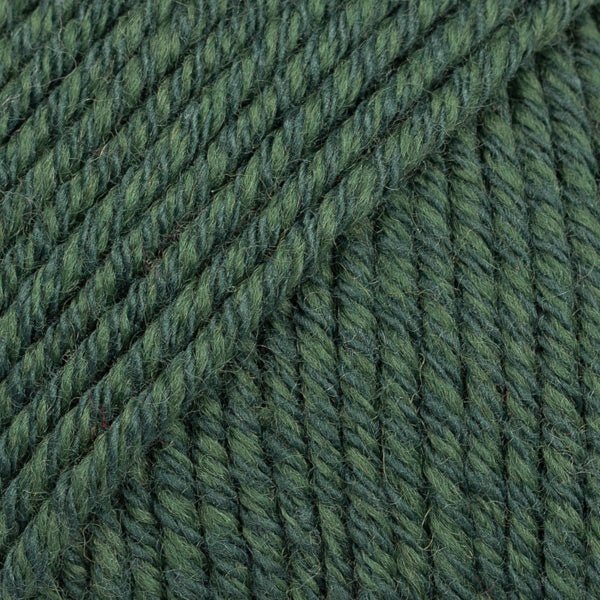 COTTON MERINO UNI COLOUR 22 dark green | Knitting yarn shop / dzijas veikals