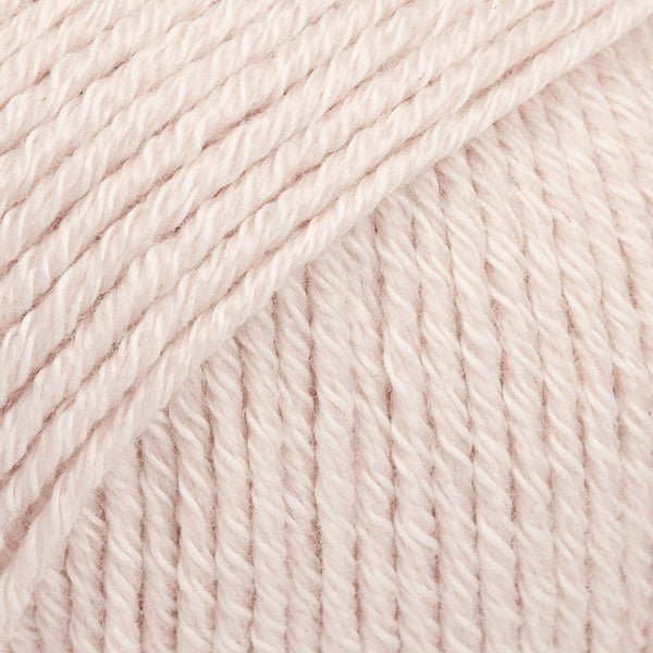 COTTON MERINO UNI COLOUR 28 powder | Knitting yarn shop / dzijas veikals