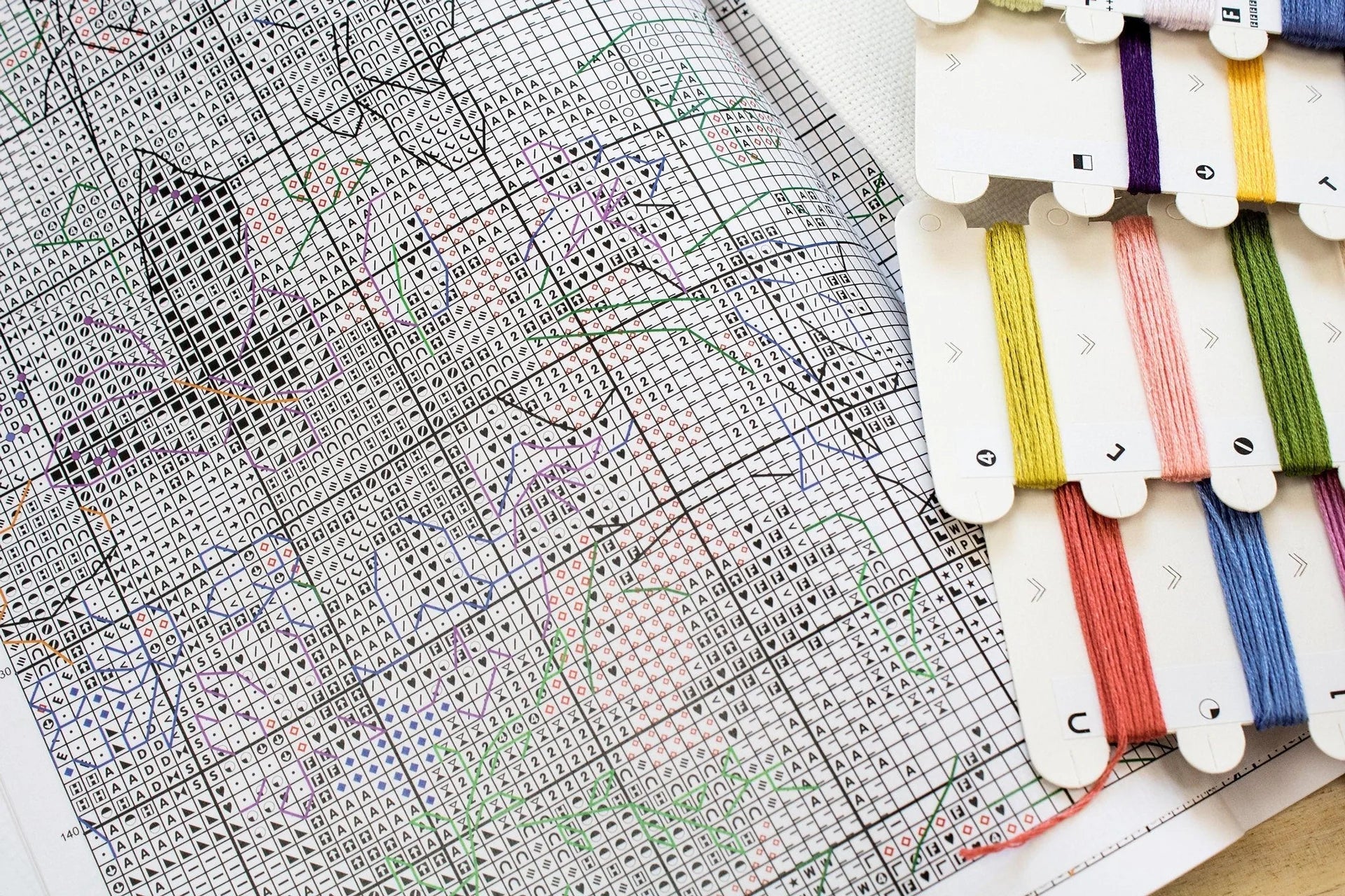 Cross Stitch Kit Luca - S Gold - Bouquet For June, B7003 | Knitting yarn shop / dzijas veikals