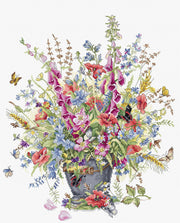 Cross Stitch Kit Luca - S Gold - Bouquet For June, B7003 | Knitting yarn shop / dzijas veikals
