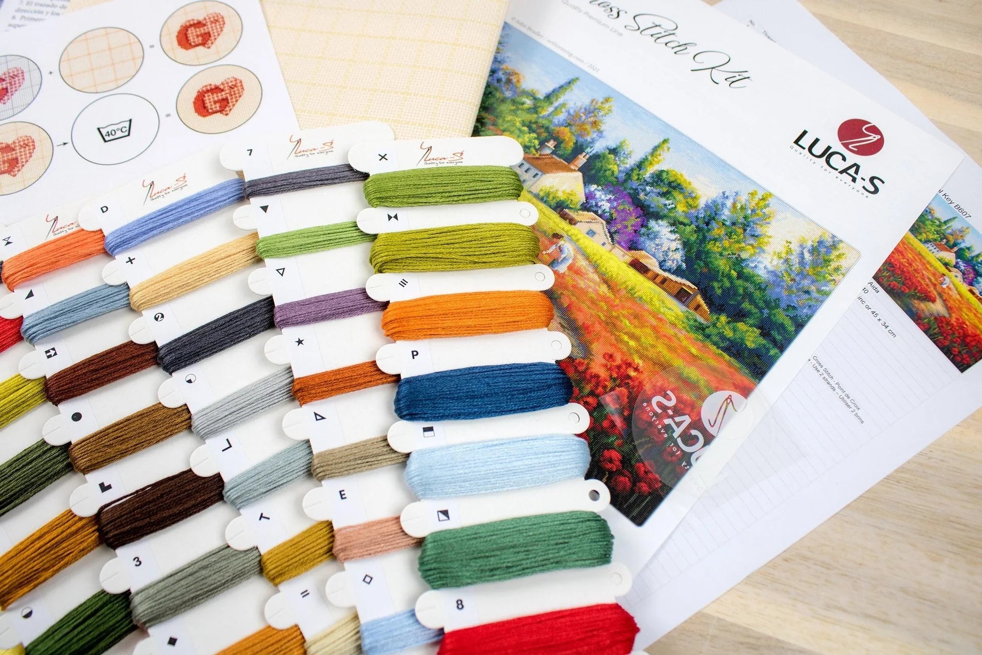 Cross Stitch Kit Luca - S - Not Forgotten, B607 | Knitting yarn shop / dzijas veikals