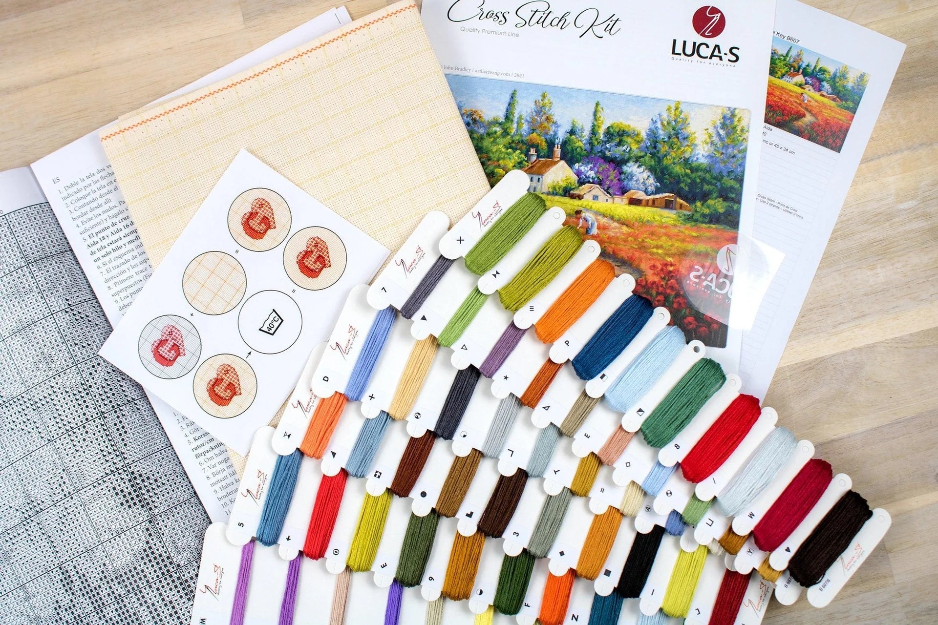 Cross Stitch Kit Luca - S - Not Forgotten, B607 | Knitting yarn shop / dzijas veikals