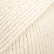 DAISY UNI COLOUR 01 off white | Knitting yarn shop / dzijas veikals