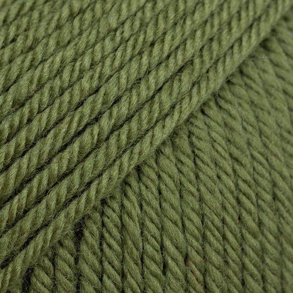DAISY UNI COLOUR 17 moss green | Knitting yarn shop / dzijas veikals