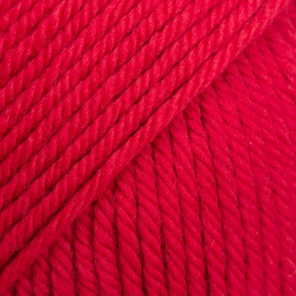 DAISY UNI COLOUR 21 crimson red | Knitting yarn shop / dzijas veikals