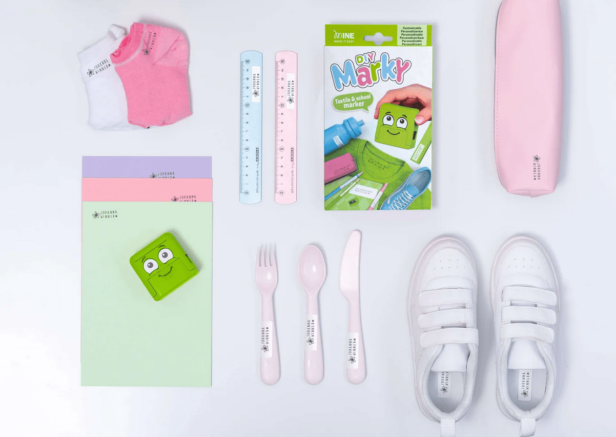 DIY Marky: Textile & School Marker Green | Knitting yarn shop / dzijas veikals