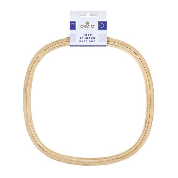 DMC Wooden embroidery hoop (oval/square/triangle) Square | Knitting yarn shop / dzijas veikals