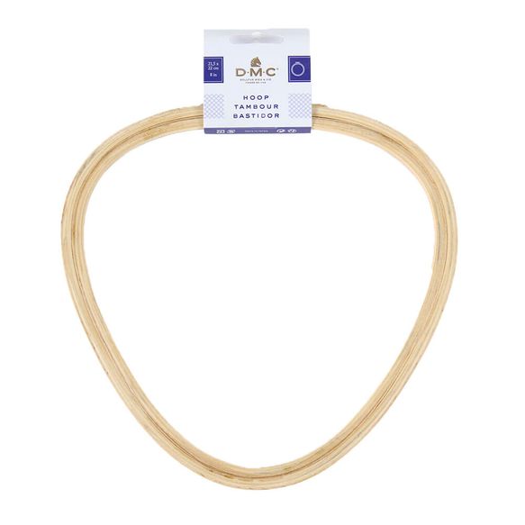 DMC Wooden embroidery hoop (oval/square/triangle) Triangle | Knitting yarn shop / dzijas veikals