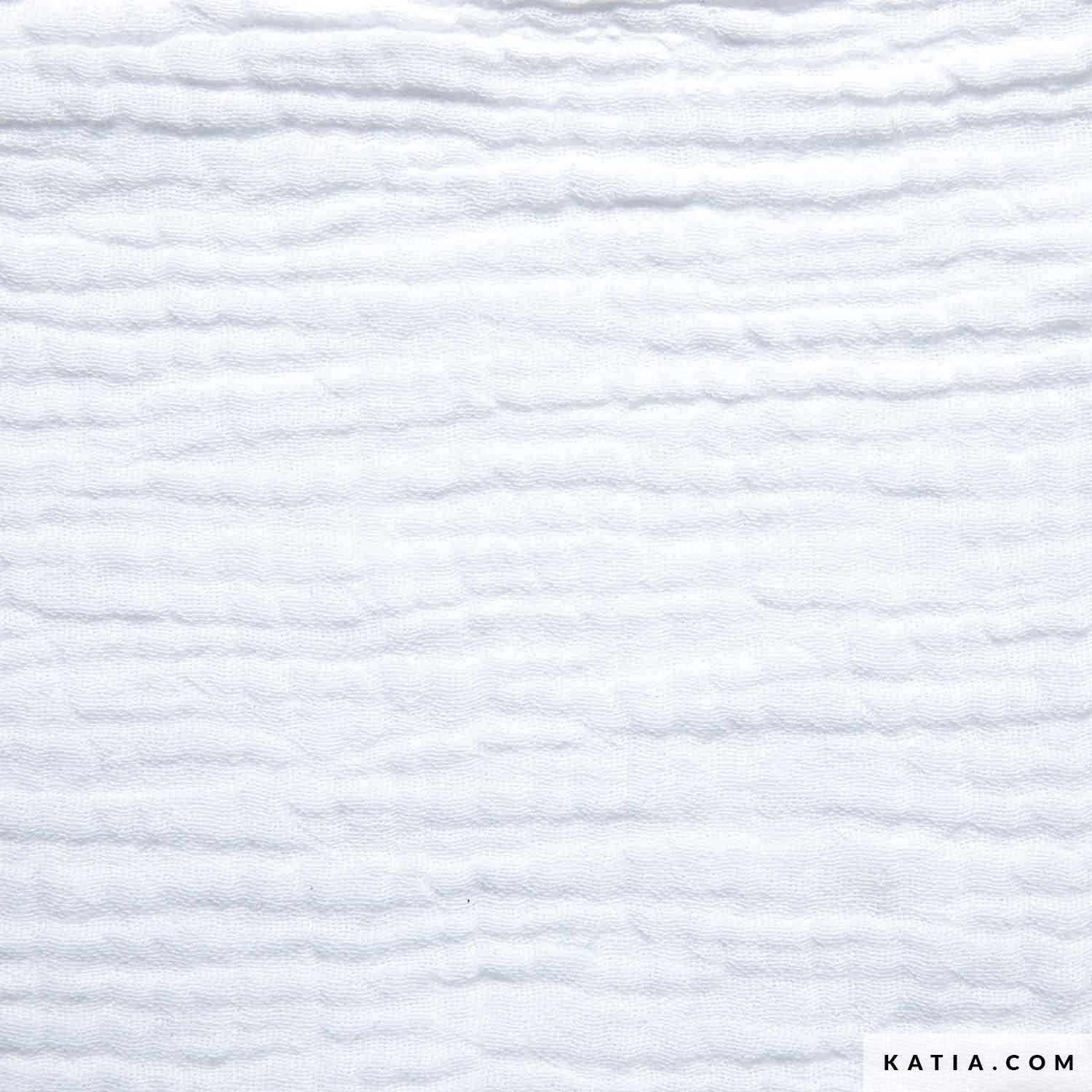 Double - layered, 100% cotton mousseline, 130 - 135cm - 125gr/mt2, per meter | Knitting yarn shop / dzijas veikals