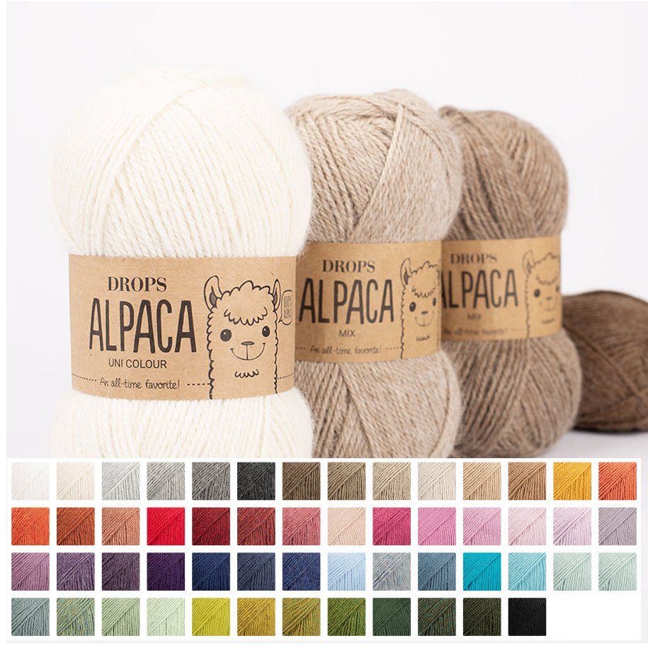 DROPS Alpaca ALPACA UNI COLOUR 100 off white | Knitting yarn shop / dzijas veikals