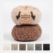 DROPS Alpaca Boucle 0100 off white | Knitting yarn shop / dzijas veikals