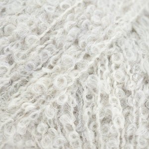 DROPS Alpaca Boucle 8907 · crystal grey mix | Knitting yarn shop / dzijas veikals