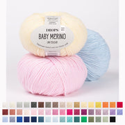 DROPS Baby Merino 01 white | Knitting yarn shop / dzijas veikals