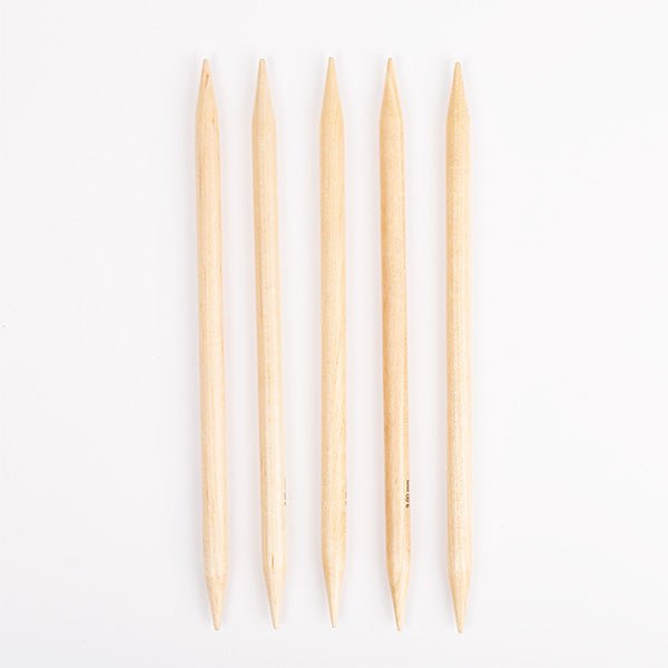 DROPS Basic birch double pointed needle 20cm, sizes 5.5 - 12 mm 5.5 | Knitting yarn shop / dzijas veikals