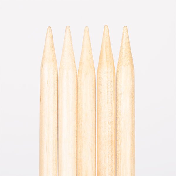 DROPS Basic birch double pointed needle 20cm, sizes 5.5 - 12 mm 5.5 | Knitting yarn shop / dzijas veikals