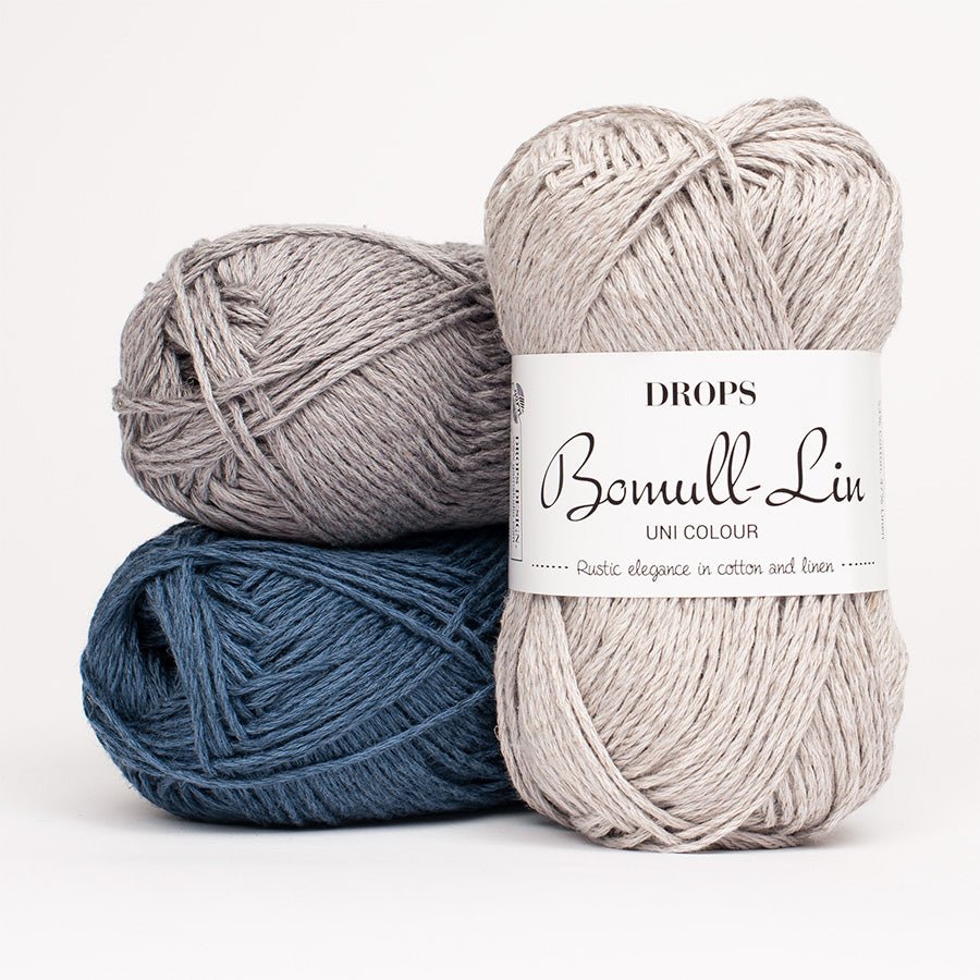 DROPS BOMULL - LINN 01 white | Knitting yarn shop / dzijas veikals