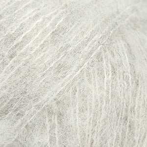 DROPS Brushed Alpaca Silk 35 pearl grey | Knitting yarn shop / dzijas veikals