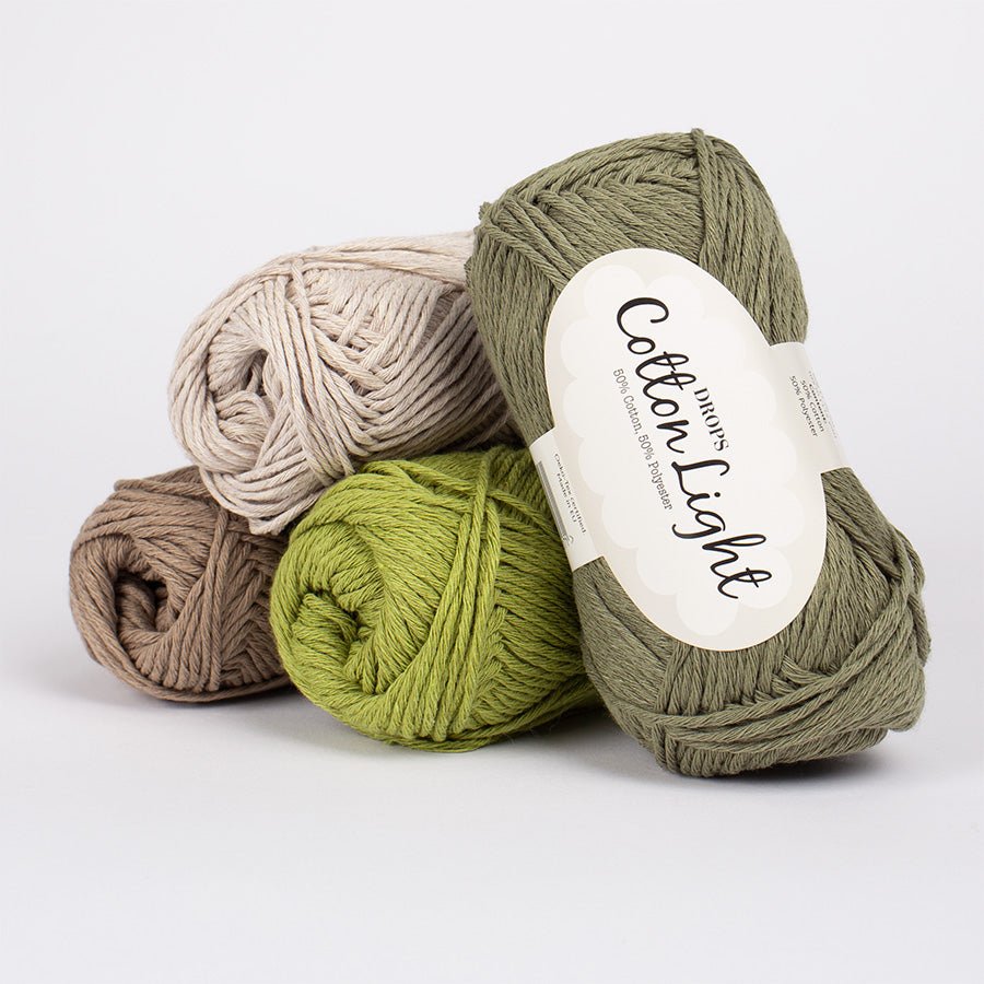 DROPS Cotton Light 01 off white | Knitting yarn shop / dzijas veikals
