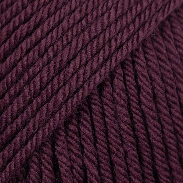DROPS Daisy DAISY UNI COLOUR 34 dark grape | Knitting yarn shop / dzijas veikals