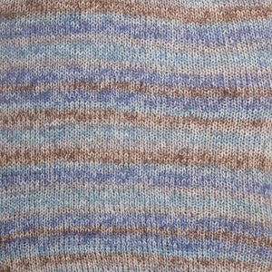 DROPS Fabel FABEL LONG PRINT 602 silver fox | Knitting yarn shop / dzijas veikals