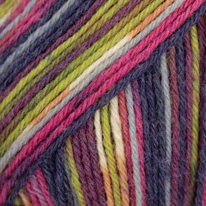 DROPS Fabel FABEL PRINT 901 candy | Knitting yarn shop / dzijas veikals