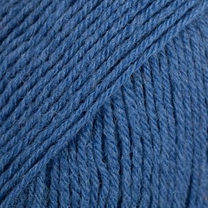 DROPS Fabel FABEL UNI COLOUR 108 royal blue | Knitting yarn shop / dzijas veikals