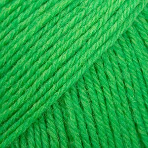 DROPS Fabel FABEL UNI COLOUR 118 parrot green | Knitting yarn shop / dzijas veikals
