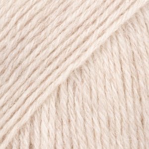 DROPS Fabel - Sock Wool & Polyamide Yarn 124 · white sand | Knitting yarn shop / dzijas veikals
