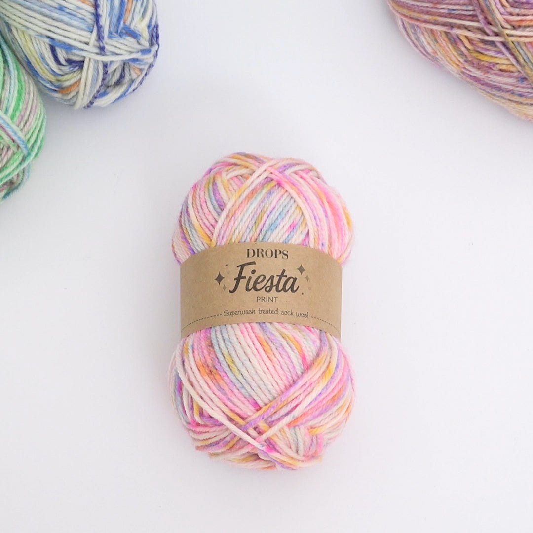 DROPS Fiesta 01 off white | Knitting yarn shop / dzijas veikals