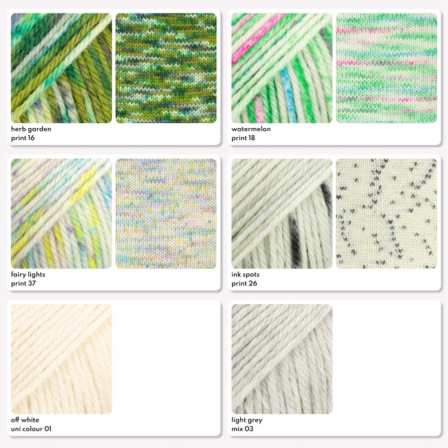 DROPS Fiesta 01 off white | Knitting yarn shop / dzijas veikals