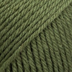 DROPS KARISMA KARISMA UNI COLOUR 87 moss green | Knitting yarn shop / dzijas veikals