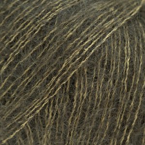 DROPS Kidsilk Mohair and Silk Yarn 77 · dark forest uni colour | Knitting yarn shop / dzijas veikals