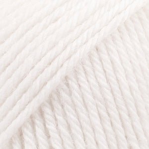DROPS Lima LIMA UNI COLOUR 1101 white | Knitting yarn shop / dzijas veikals